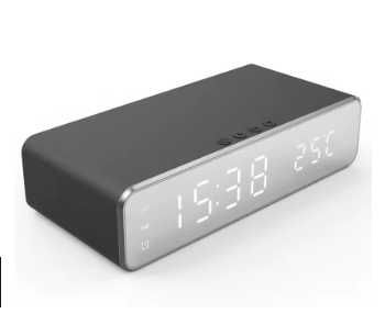 Часы-будильник-беспроводное зарядное 5 в 1