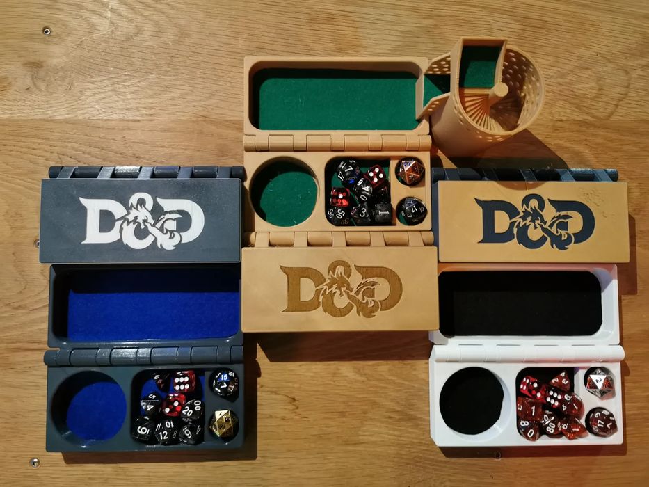 Caixa para Dados de RPG (D&D)