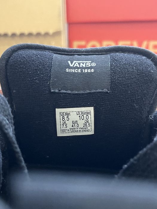 Чорні кеди Vans