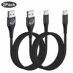 Kabel Do Ładowarki Usb Typu C, Usb A 2 M Re-A011 2 Sztuki Czarne