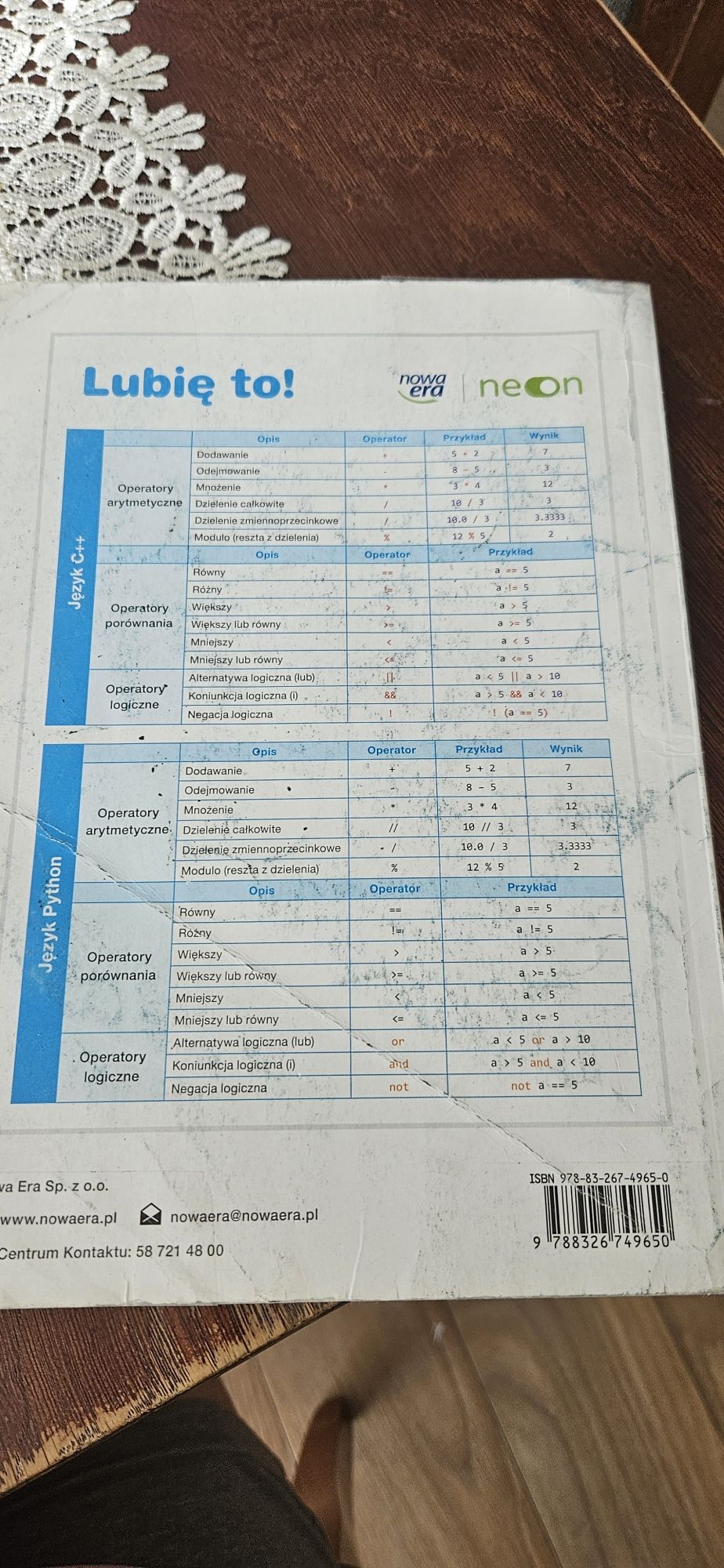 Informatyka Lubię to klasa 8 NEON nowe wydanie