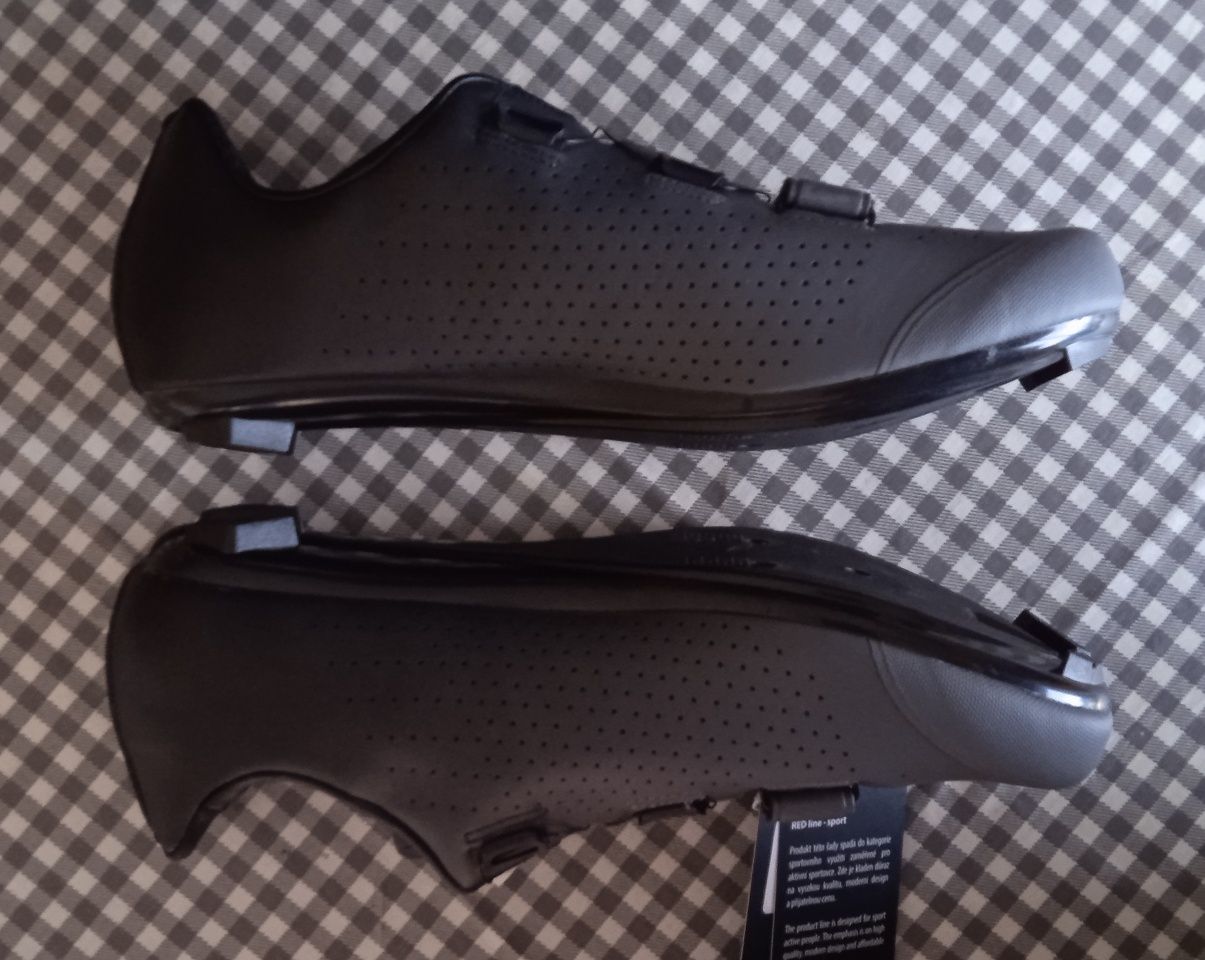 Sapatos de Ciclismo de estrada tamanho 45 Force Road Victory, grey-bla
