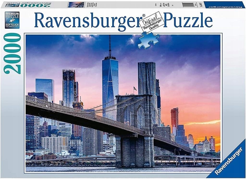 Puzzle 2000 Panorama Nowego Jorku, Ravensburger