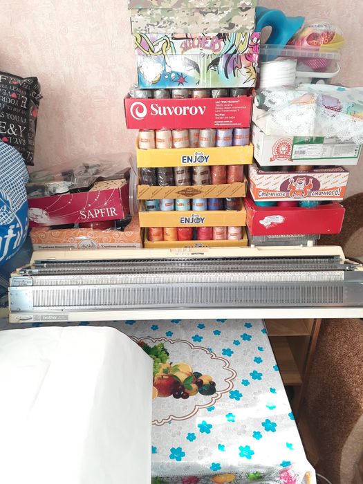 В'язальна машина двофонтурна Brother