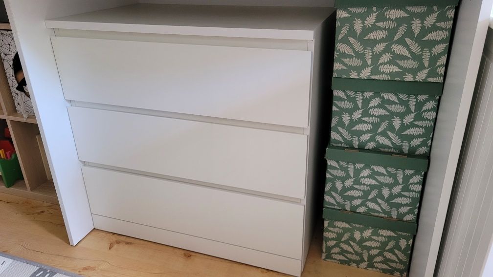 Ikea Malm z nadstawką na przewijak