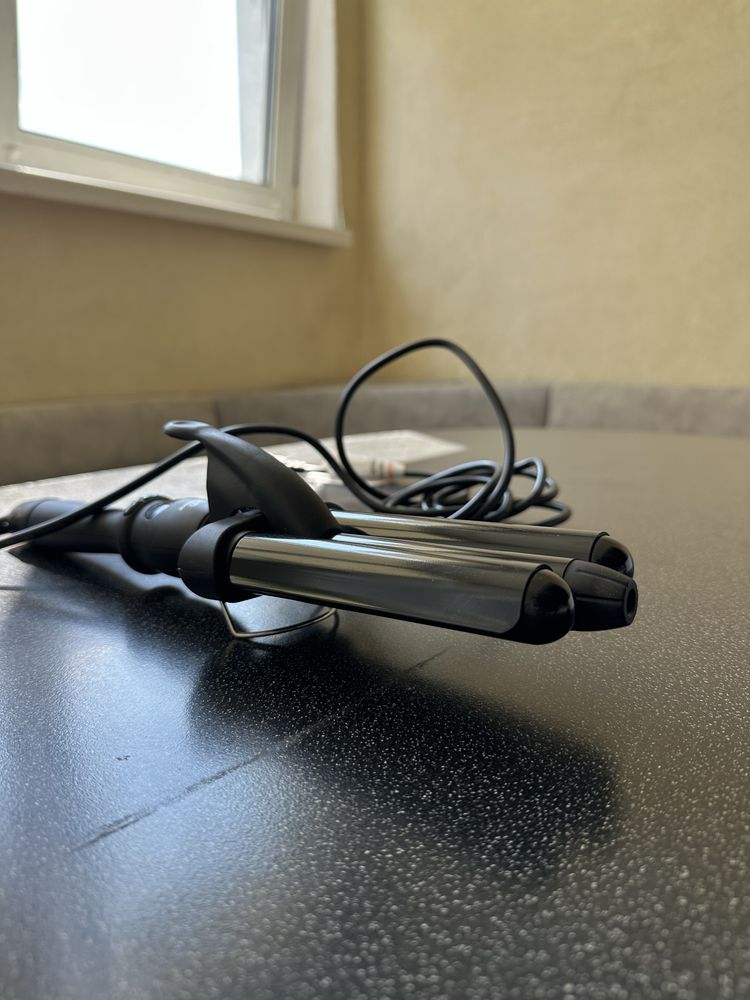 Потрійна плойка для волосся TICO Professional Triple Barrel Waver