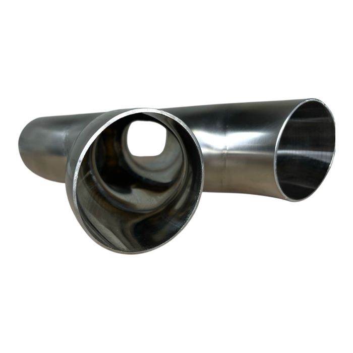 X-pipe нержавійка AISI 304, поєднувач двох «гілок» вихлопу у формі Х