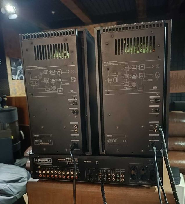 Philips 70 dss 940 активні полочники + dsc 950 підсилювач попередній
