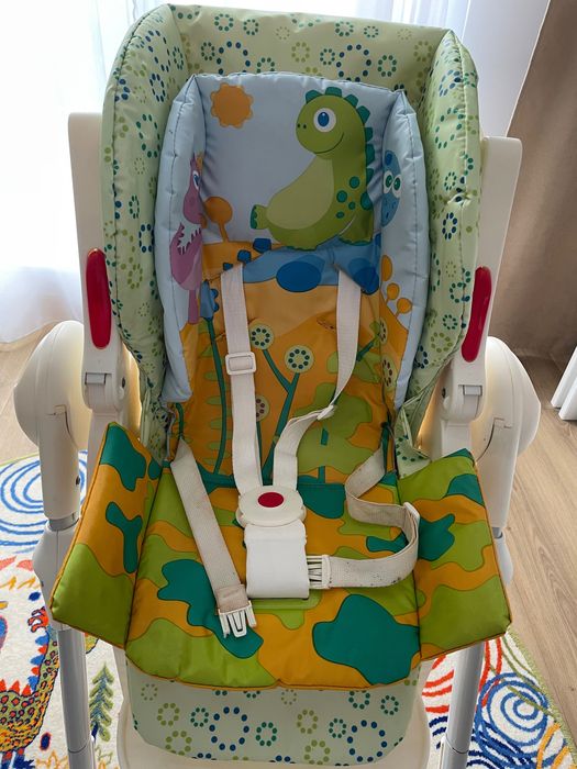 KRZESEŁKO do karmienia POLLY 2w1 Chicco Dino