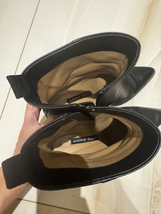 Казаки бренд Anna Cori 39 натуральна кожа