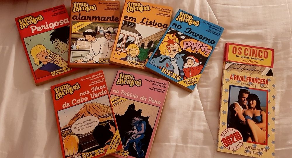 Livros "Uma aventura" e outros livros juvenis