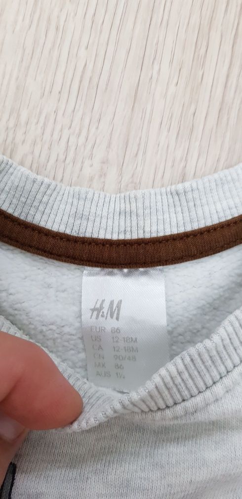 Komplet H&M r. 86 dres, bluza, legginsy