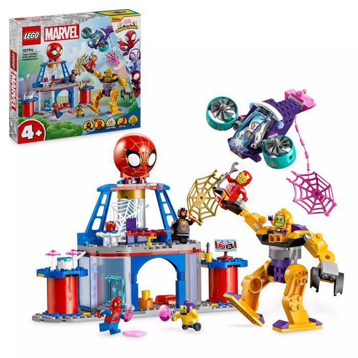 Lego Marvel Spider-Man Siedziba główna Pajęczej Drużyny 10794. LEGO