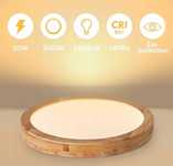 Dębowy plafon LED 30cm