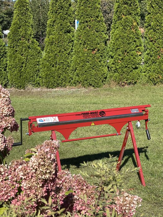 Giętarka zaginarka do blachy ręczna 1250mm lekka do 0.7mm