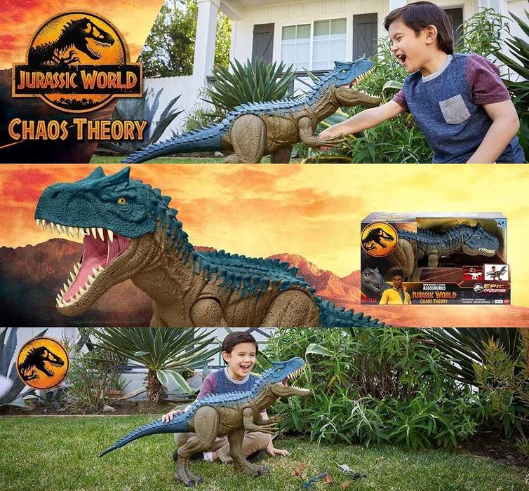 Величезний Динозавр Алозавр Jurassic World Allosaurus HRX53 • Новий