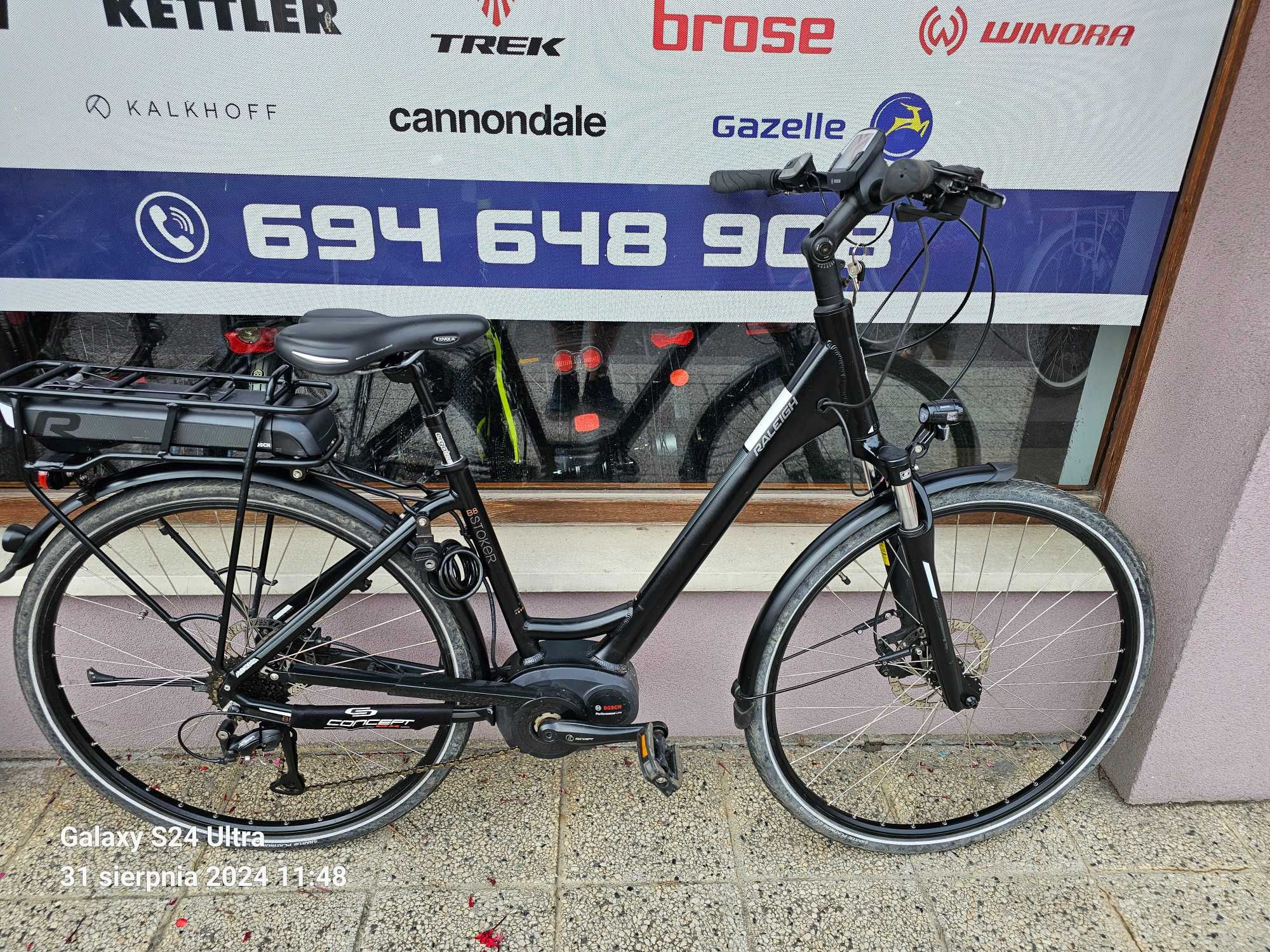 Raleigh E8  BOSCH Performance,Rama 48cm -Gwarancja -
