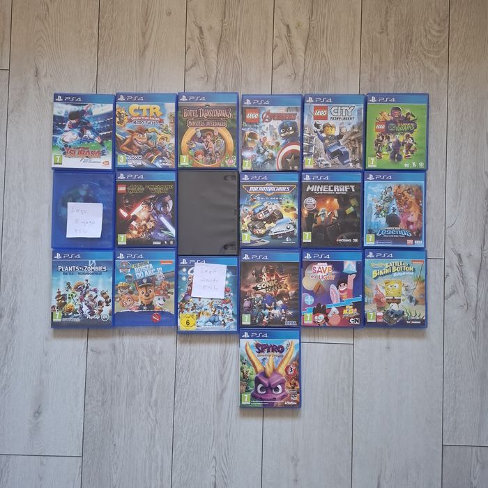 Zestaw gier ps4 gry Sony PlayStation komplet games konsola ps5 lego