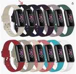 Silikonowy pasek do zegarków Fitbit Luxe czarny TopPerfekt