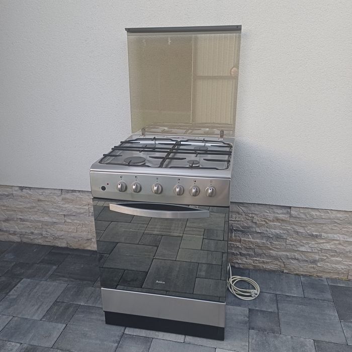 Kuchenka gazowo-elektryczna o szer. 60 cm. firmy Amica