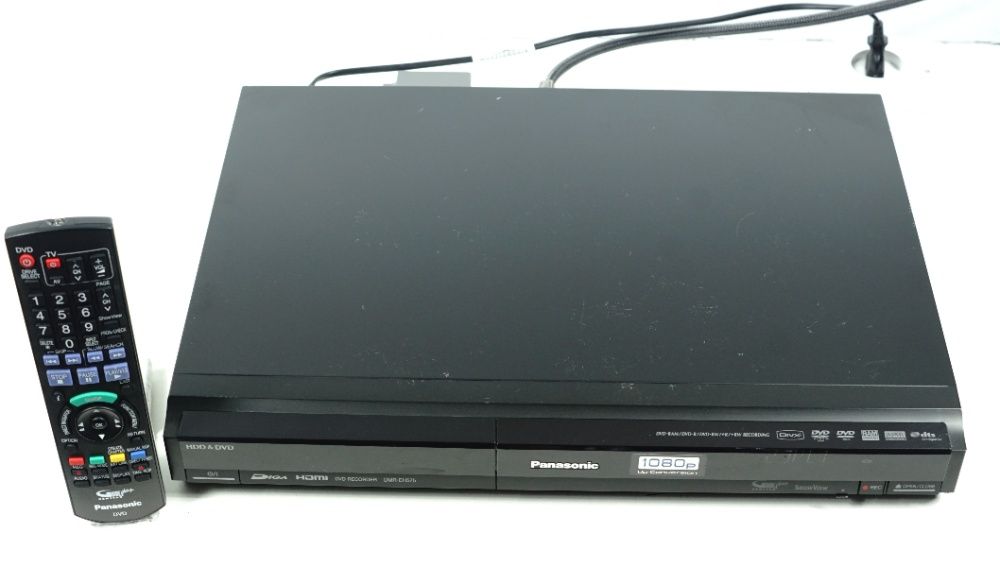 Nagrywarka DVD PANASONIC DMR-EH575 * pilot *MUTLI Recorder HDD 160 GB