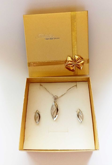 Komplet biżuterii na PREZENT Jubiler SKORPION NOWE!