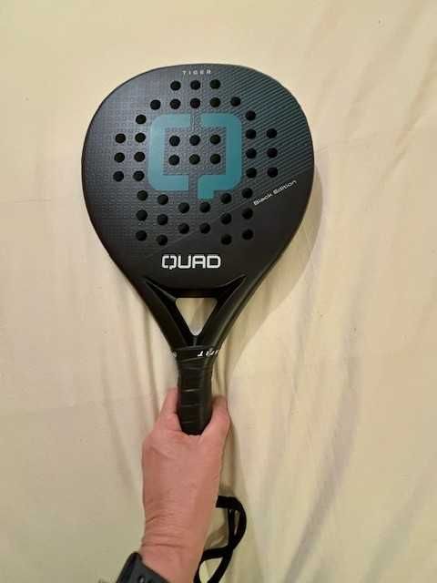 Raquete de Padel QUAD Tiger Black Edition