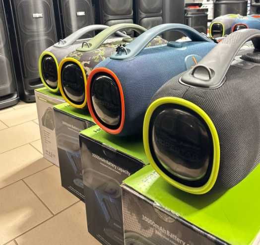 Портативна колонка Hopestar A85 400W, TWS, мікрофон, RGB подсветка