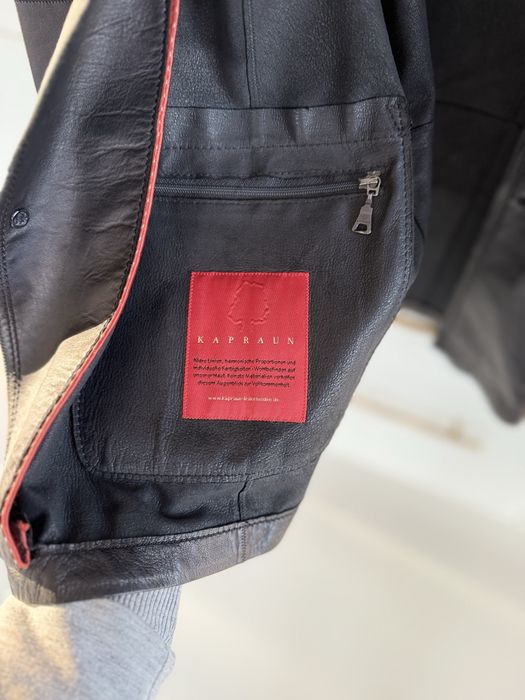 Kurtka marynarka ze skóry cielęcej czarna Hugo Boss XL XXL