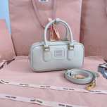 MiuMiu Biała Mała Torba Podróżna Lekka Designer Luxury