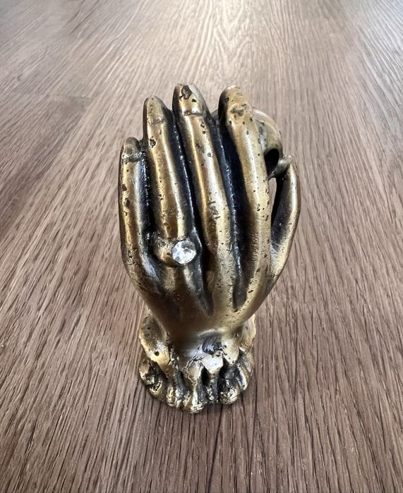 Porta caneta bronze.Anos 1950