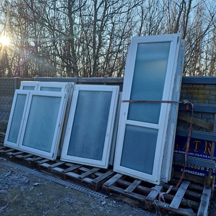 Okna plastikowe, PCV z demontażu
