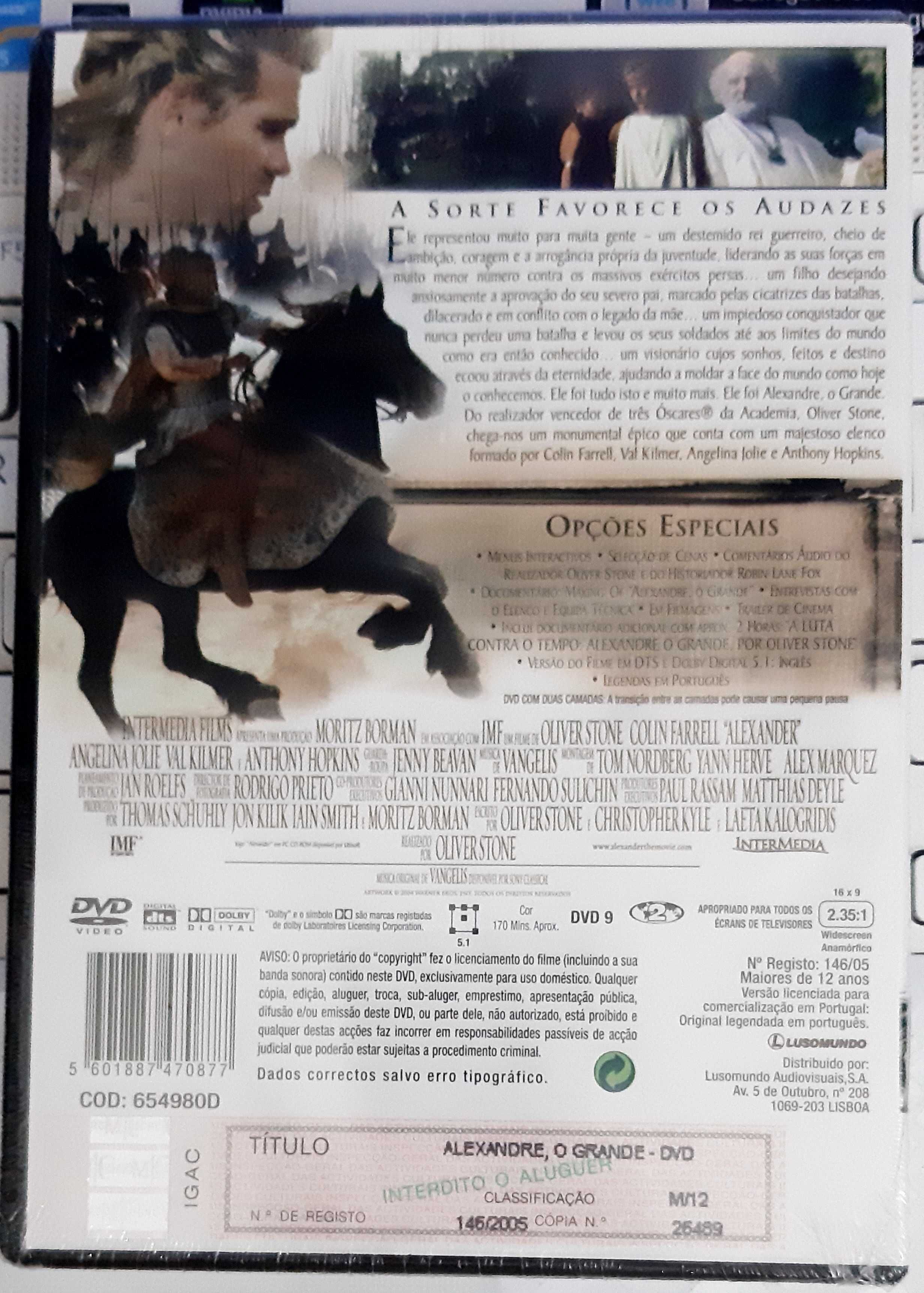 Filme em DVD: Alexandre O Grande Ed.Esp (Oliver Stone) - NOVO! SELADO!