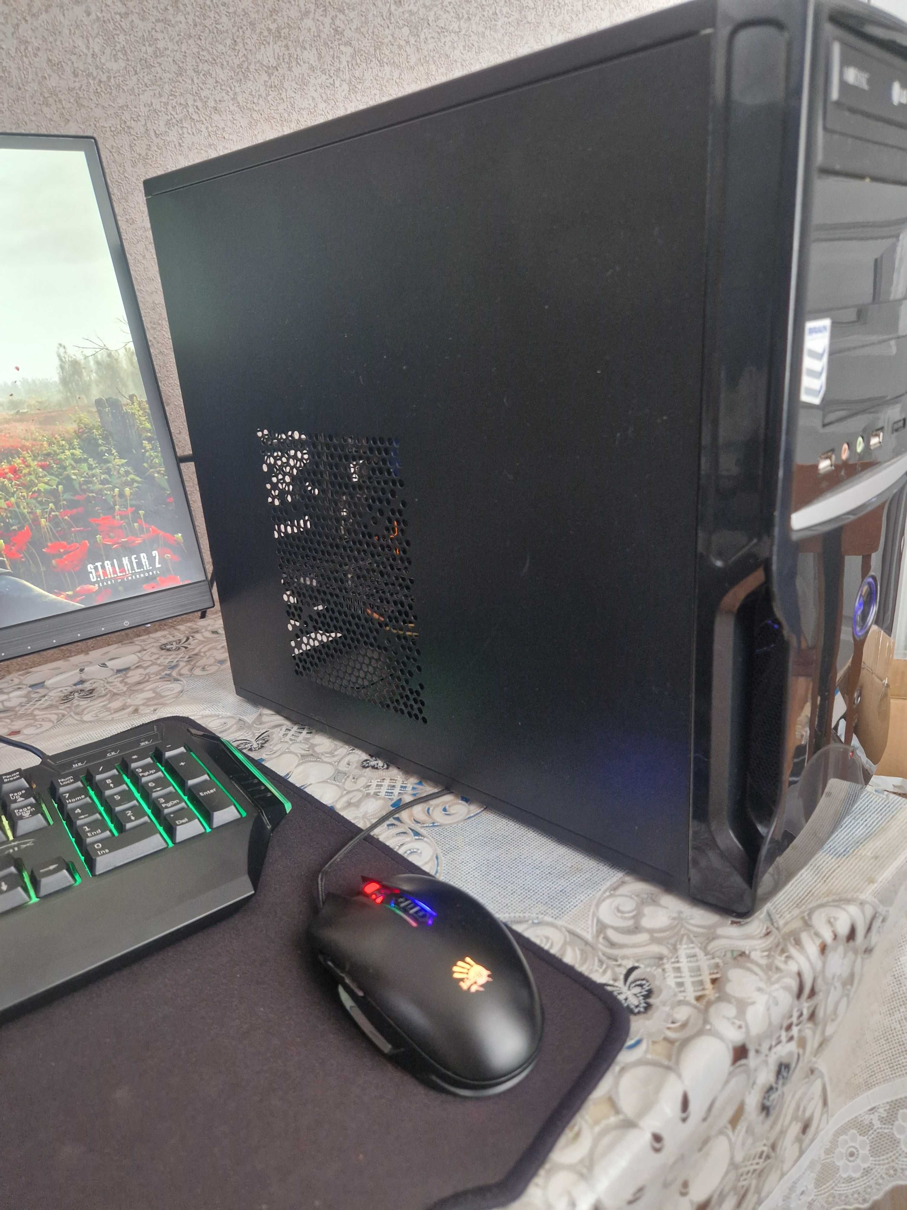 Ігровий ПК, intel 2x3.3Ghz 7th, DDR4 8gb, GTX 1660 6gb, ssd 120