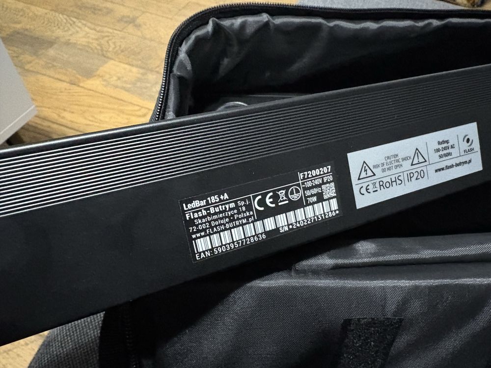 Flash LED bar 18X5W RGBWA 18 sekcji BELKA LED BAR
