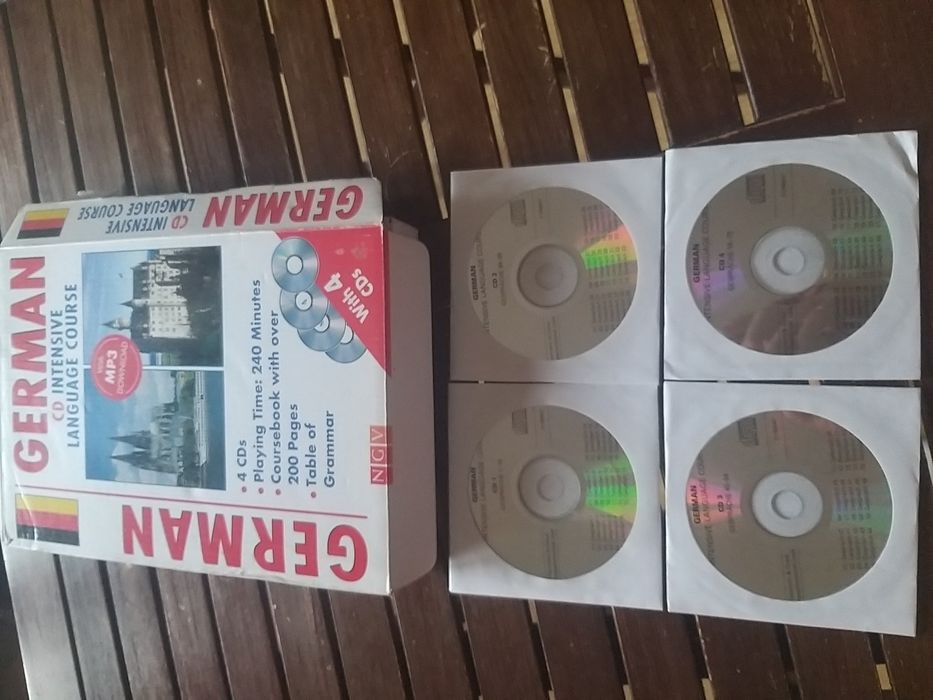 Nowy Zestaw  z 4 płytami  do nauki niemieckiego