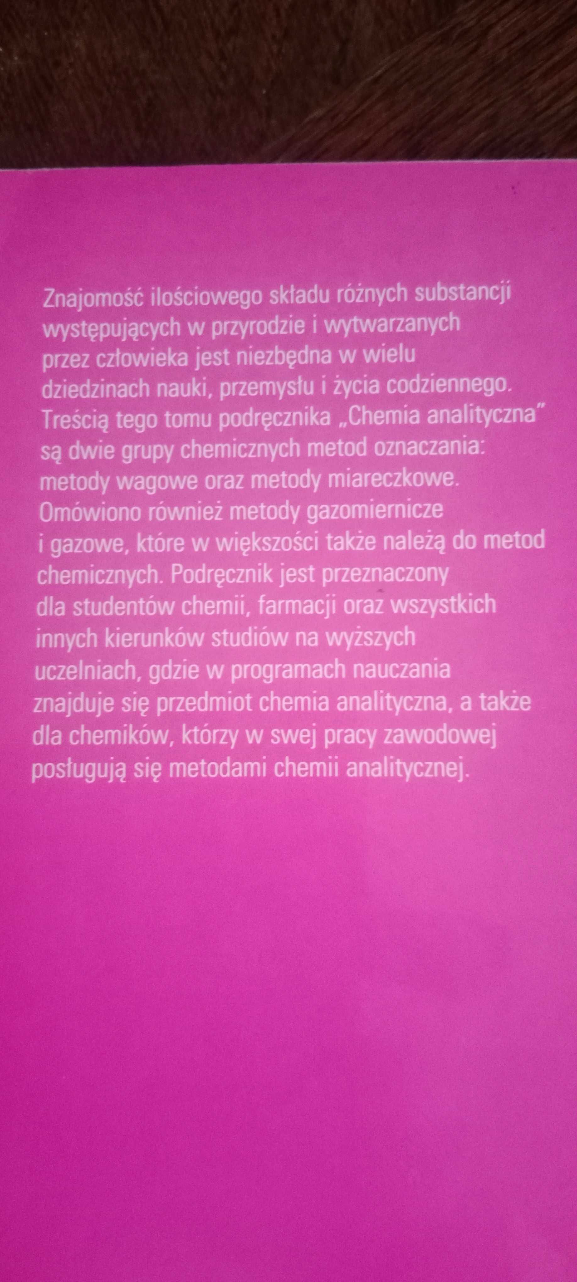Chemia analityczna Jerzy Minczewski,  Zygmunt Marczenko 1998 PWN