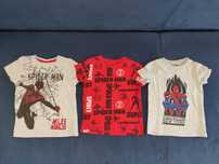 3 koszulki T-shirty chłopięcy Spiderman Sinsay 104