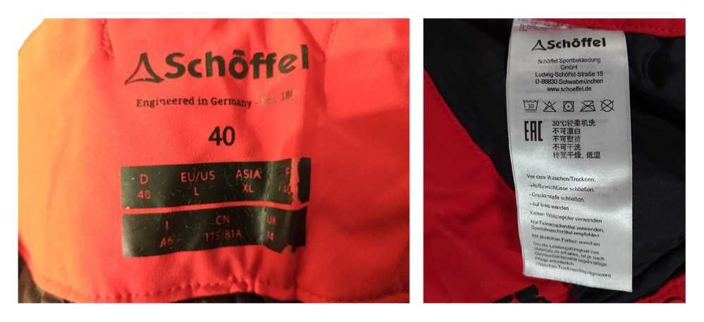 Calça de esqui Schoffel vermelha Tam 40 (117)