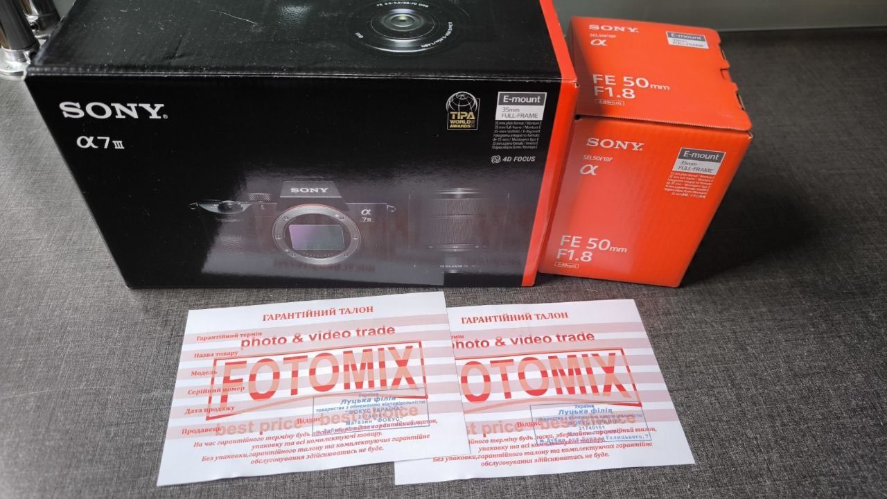 Sony FE 14,20,24,28,35,50,55,85,90mm. Нові. Гар.12 міс.