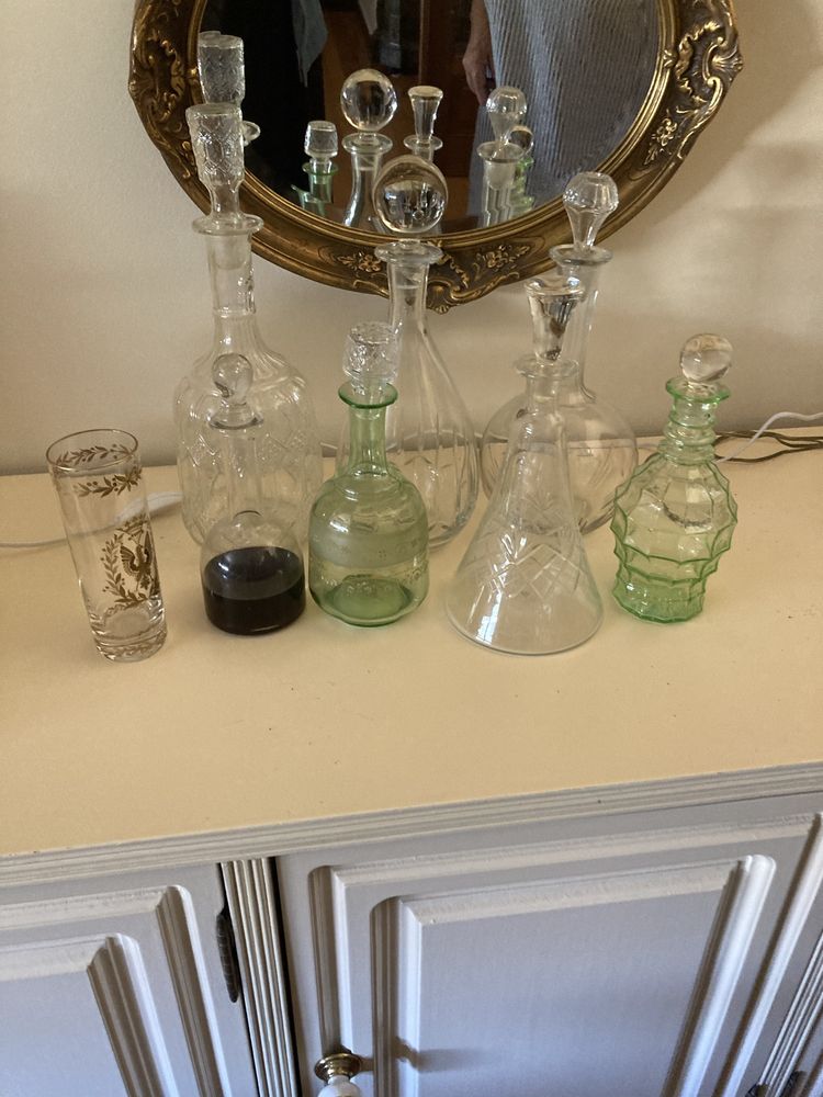 Vendo conjunto de garrafas antigas