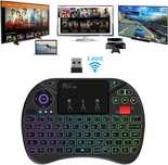 Rii Mini klawiatura z touchpadem, klawiatura Smart TV, 2,4 GHz