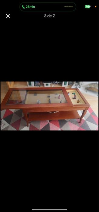 Mesa de sala de estar em cerejeira Urgente