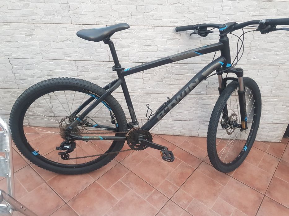 Bicicleta roda 27.5 rockrider quadro XL travão de disco á frente e atr