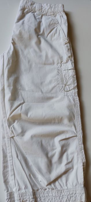 Spodnie białe dziewczęce R.140
