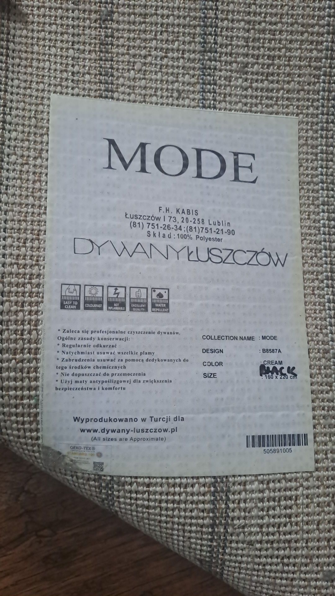 Dywan 160x220 salon