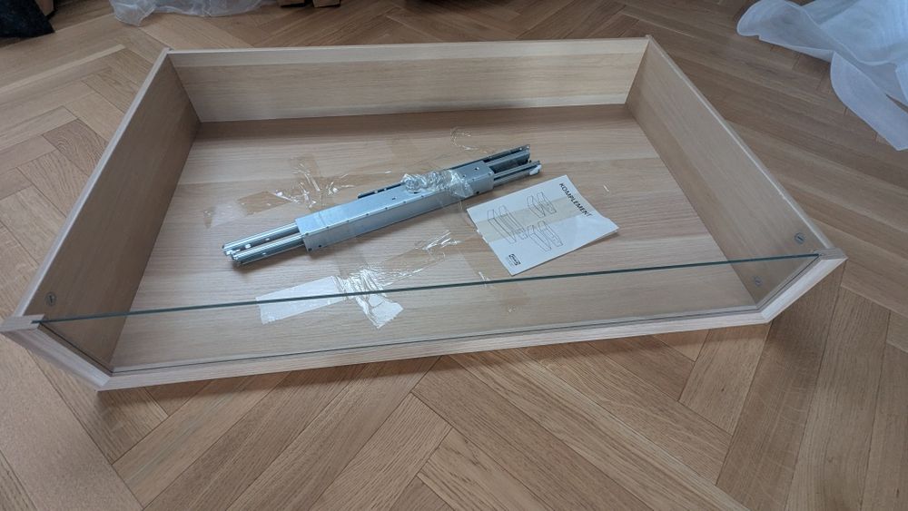 Szuflada komplement 100x58 do szafy Ikea PAX dąb