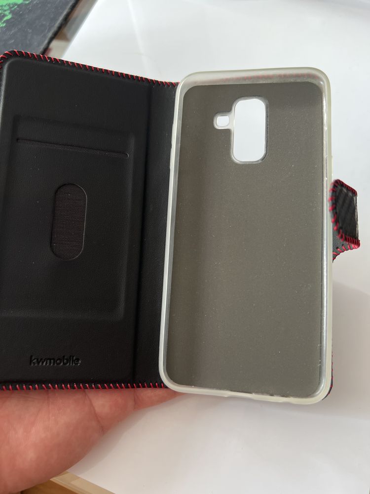 Etui skrorzane z KW do Samsung A6+