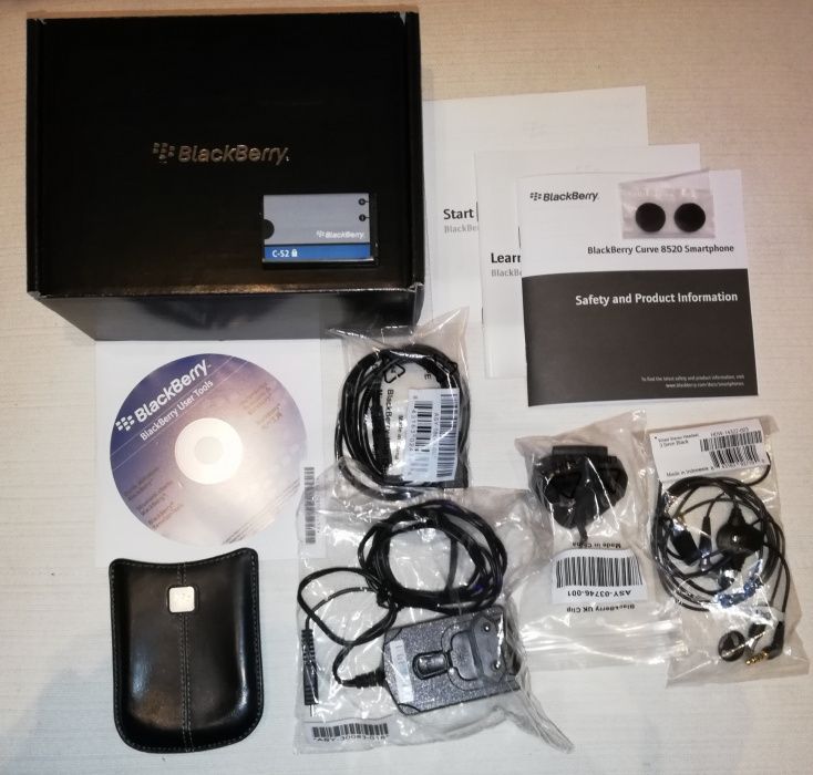 Kit Acessórios e Telemóvel Smartphone BlackBerry Curve 8520 c/OFERTA*