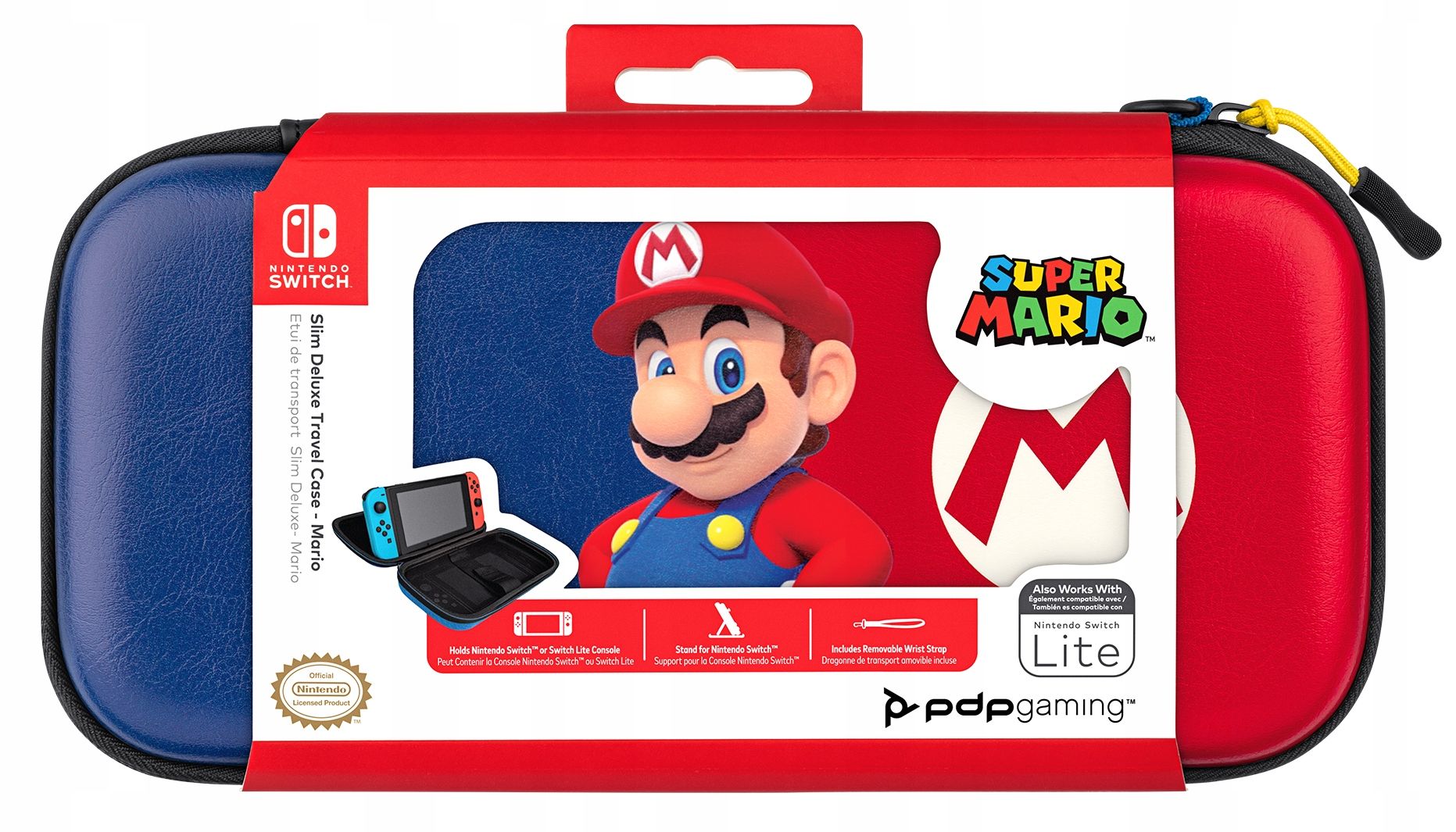 Pdp switch etui slim travel deluxe mario
